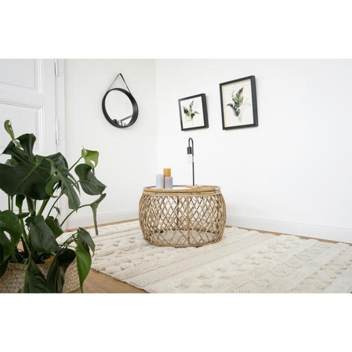 Paris Prix Tapis Bohème Fait à la Main  Bohist  Naturel