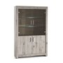 Voir la diapositive 1 : Vitrine 2 portes LED inclus L114cm LUBLIN