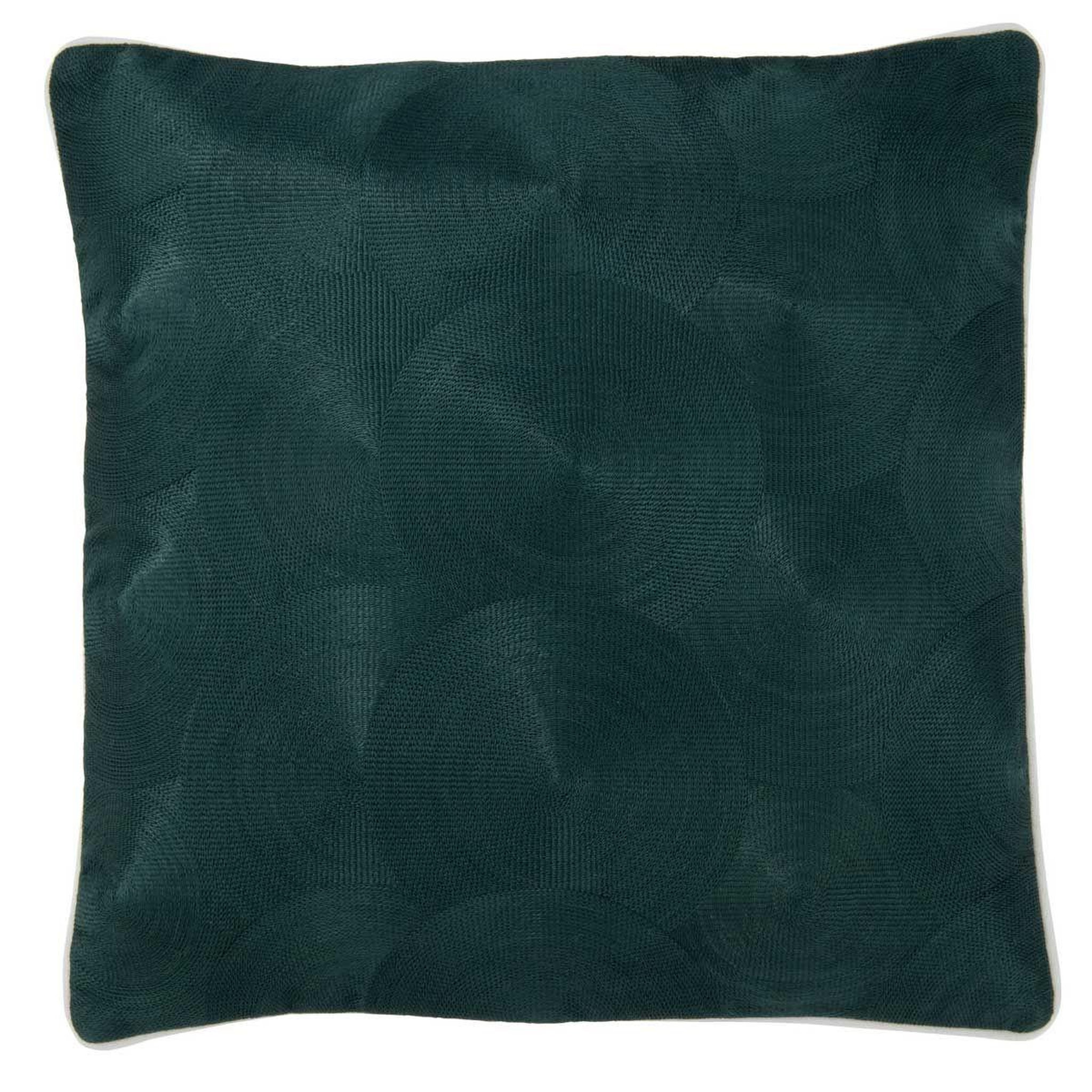 J-LINE Coussin déco  milano  45x45cm vert