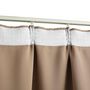 Voir la diapositive 4 : VIDAXL Rideaux occultants avec crochets 2 pcs Taupe 140x245 cm