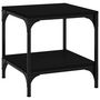 Voir la diapositive 5 : VIDAXL Tables d'appoint 2 pcs Noir 40x40x40 cm Bois d'ingenierie
