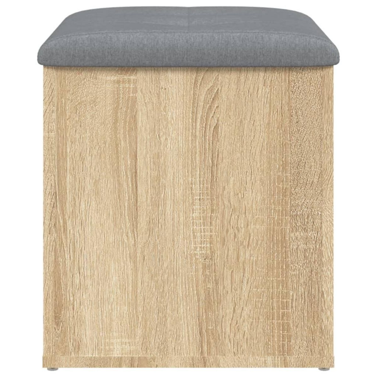 VIDAXL Banc de rangement chene sonoma 42x42x45 cm bois d'ingenierie