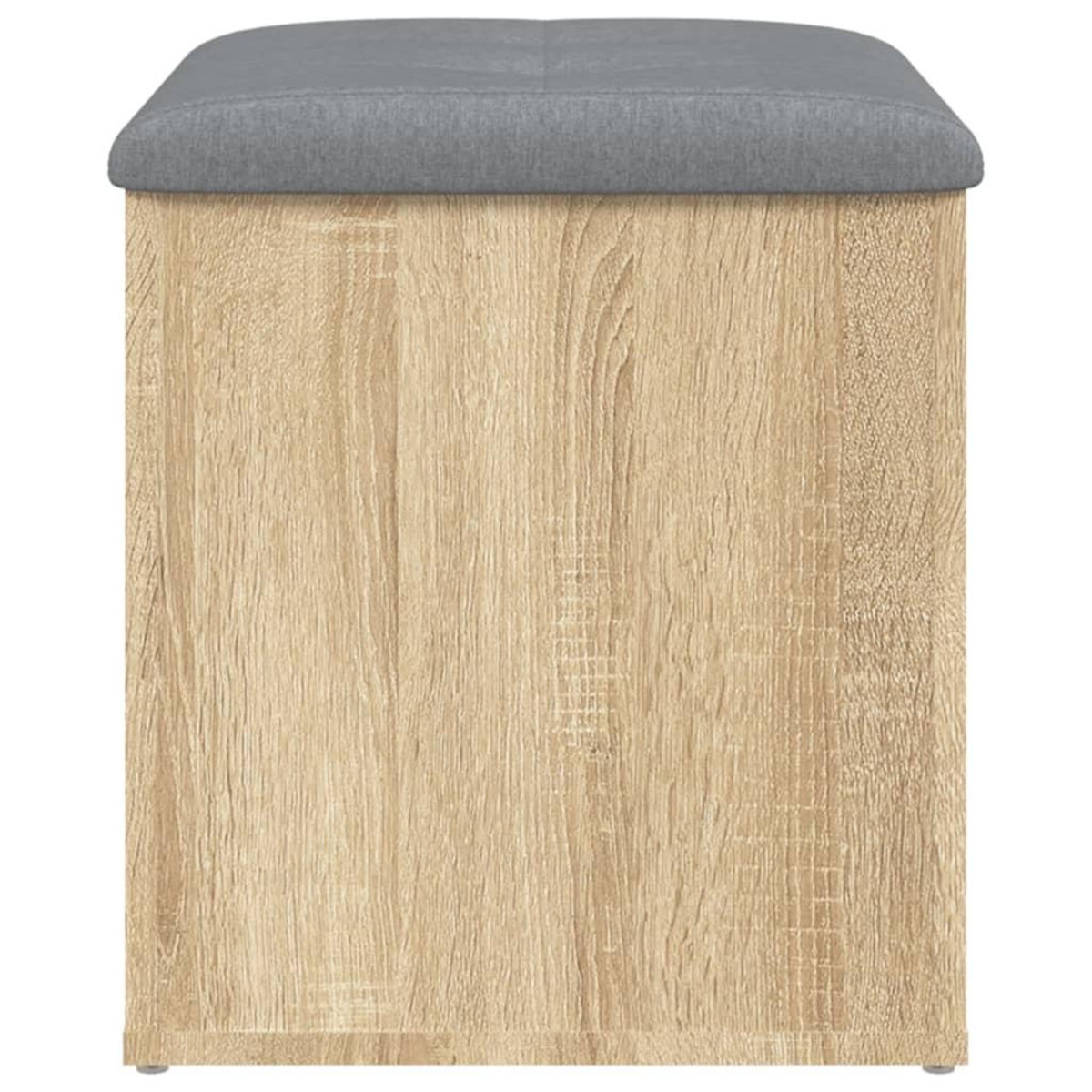 VIDAXL Banc de rangement chene sonoma 42x42x45 cm bois d'ingenierie