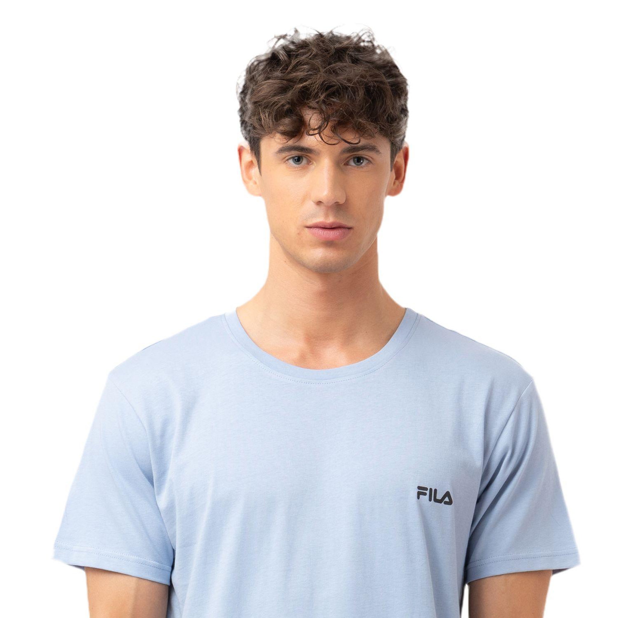Voir la diapositive 2 : FILA Ensemble pyjama court homme en coton jersey FPS1194