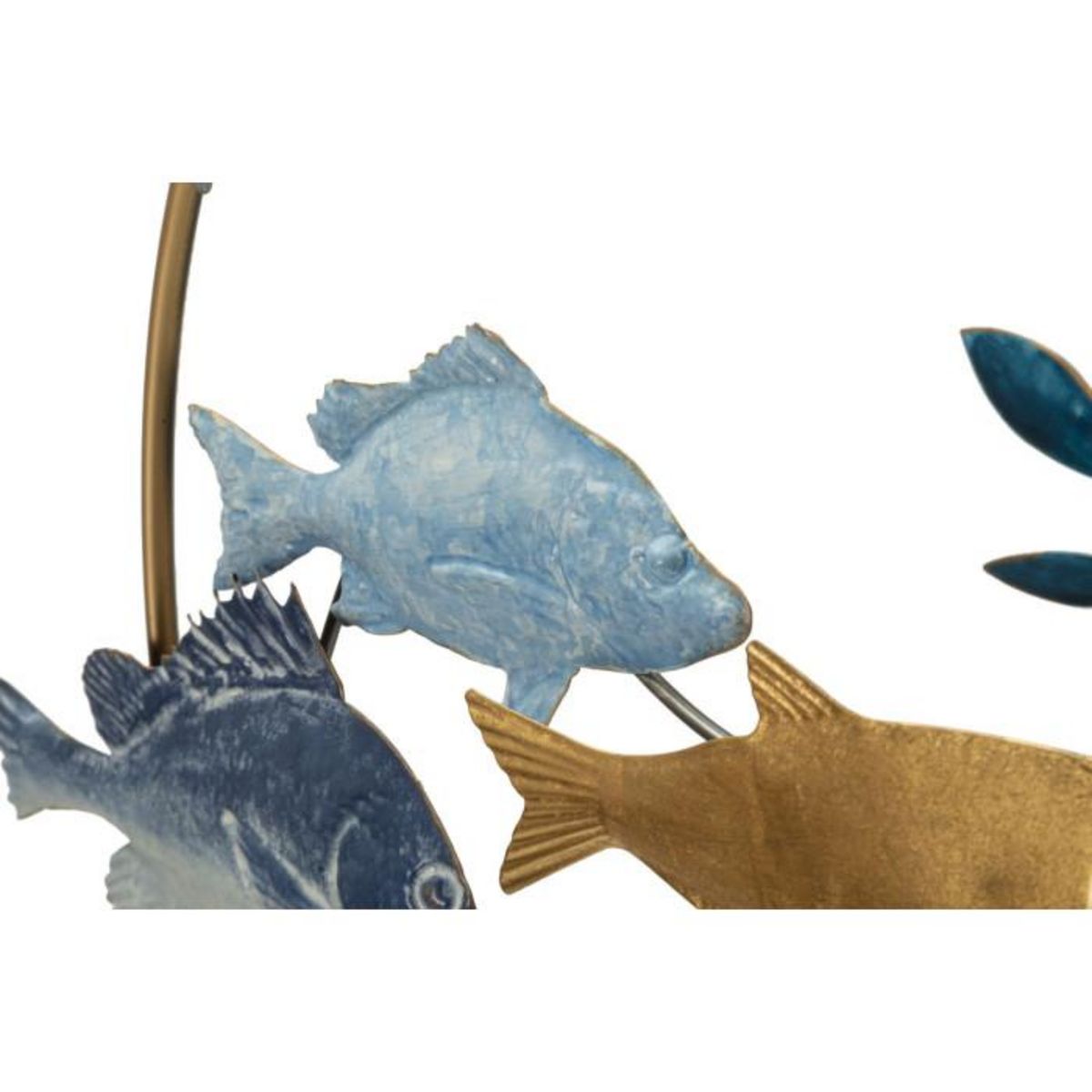 Paris Prix Décoration Murale Ronde en Métal  Marine  77cm Multicolore