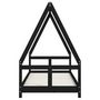 Voir la diapositive 4 : VIDAXL Cadre de lit pour enfants noir 80x200 cm bois de pin massif