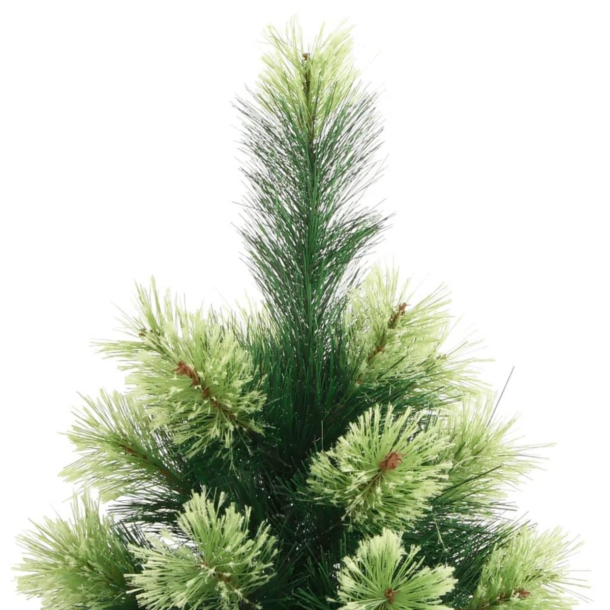 VIDAXL Sapin de Noël artificiel a charnieres avec support 240 cm