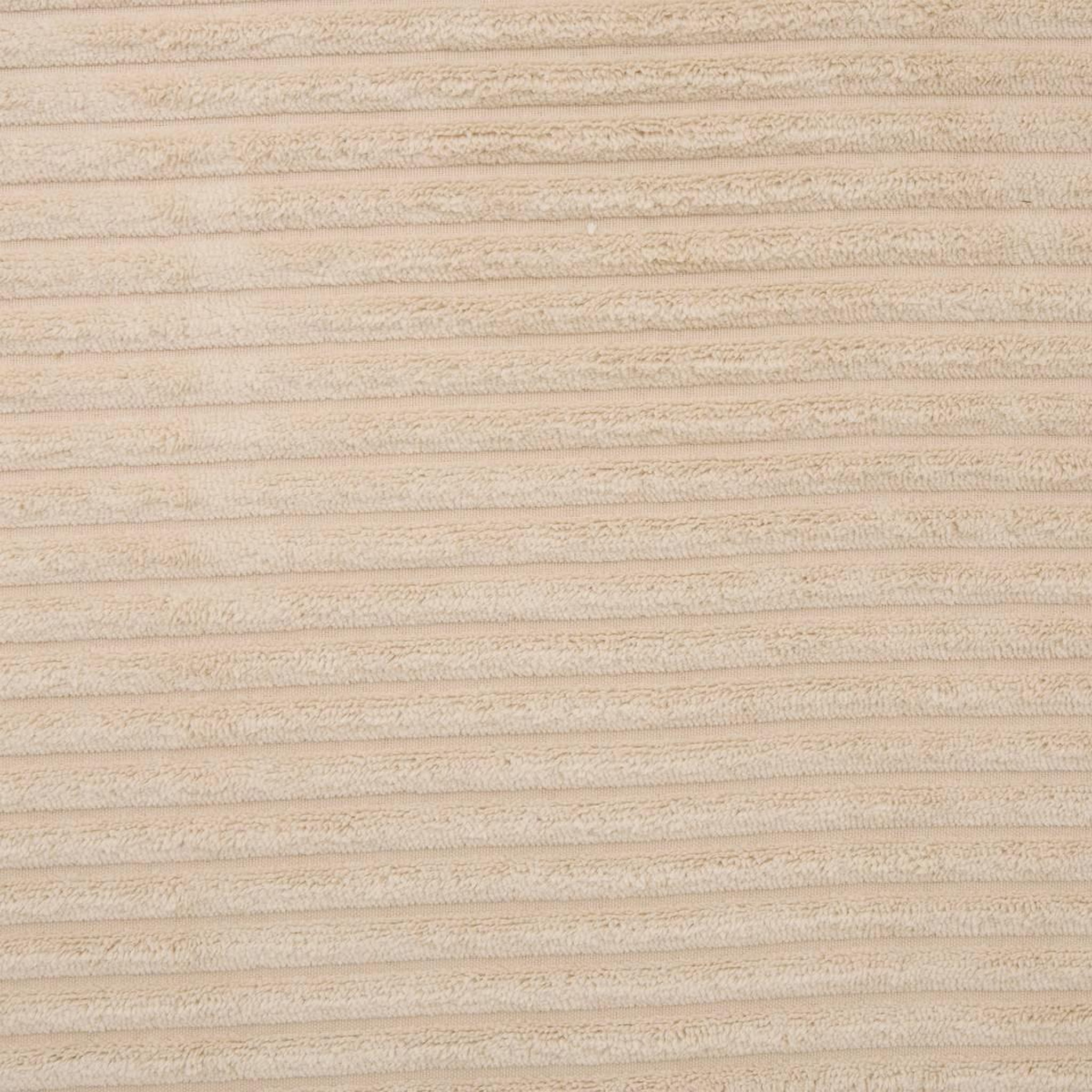 Voir la diapositive 3 : ATMOSPHERA Pouf arche velours côtelé  sevi  43cm beige clair