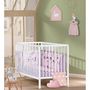 Voir la diapositive 2 : BABY PRICE Lit bébé 60x120cm sommier réglable en hauteur, barreaux blanc, collection FIRST