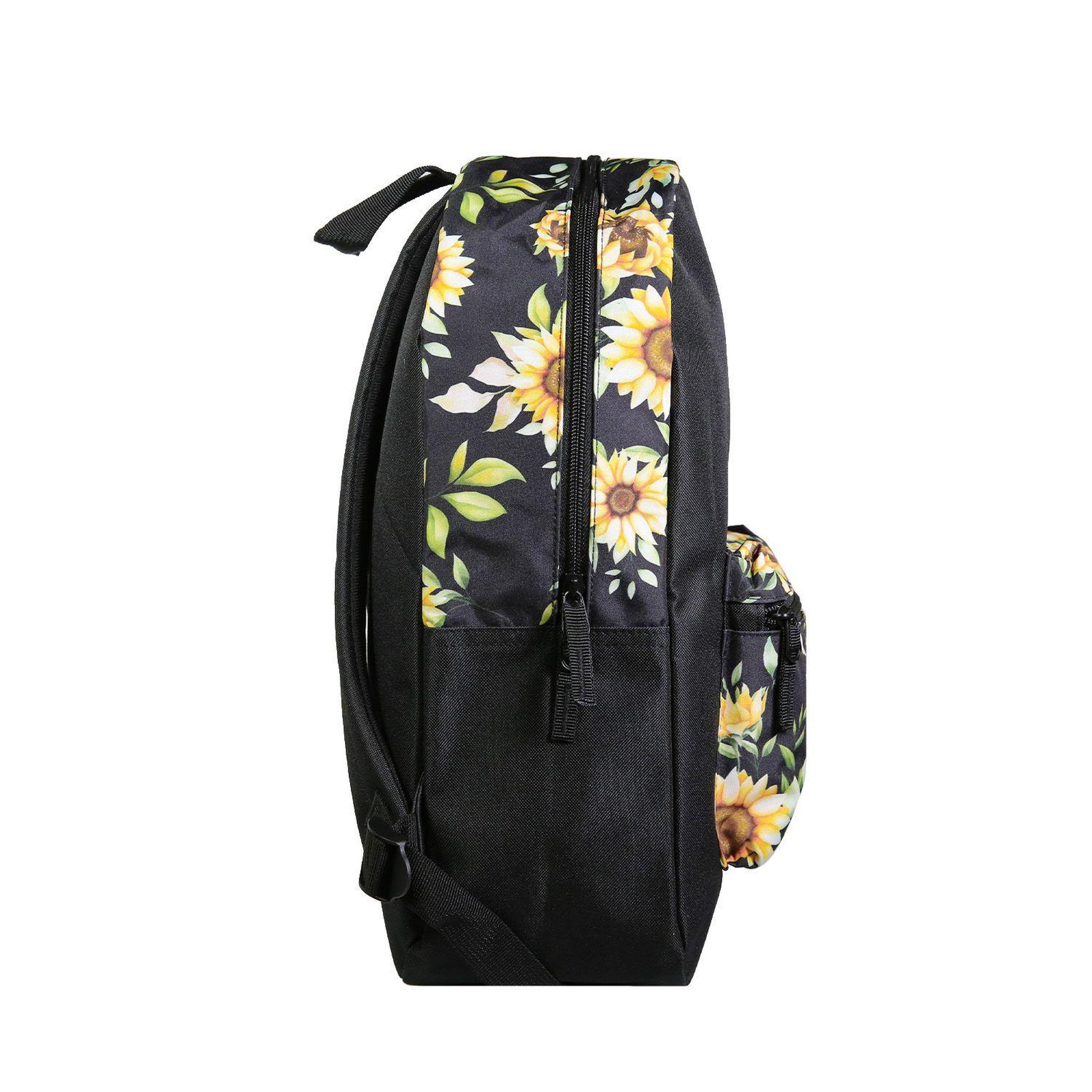 Voir la diapositive 3 : Bagtrotter BAGTROTTER Sac à dos 1 compartiment Offshore Noir Tournesols