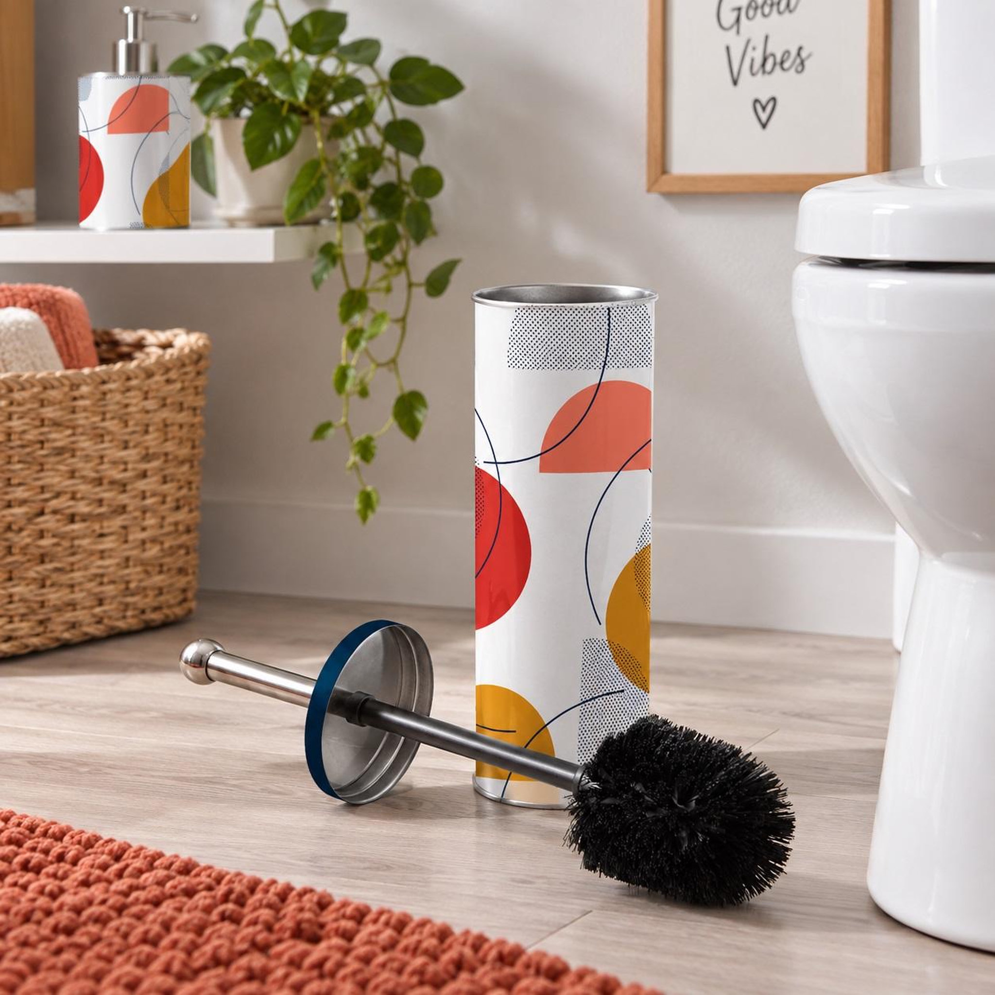 Voir la diapositive 2 : Eden Brosse de toilette 9.5 x 37 cm color pop