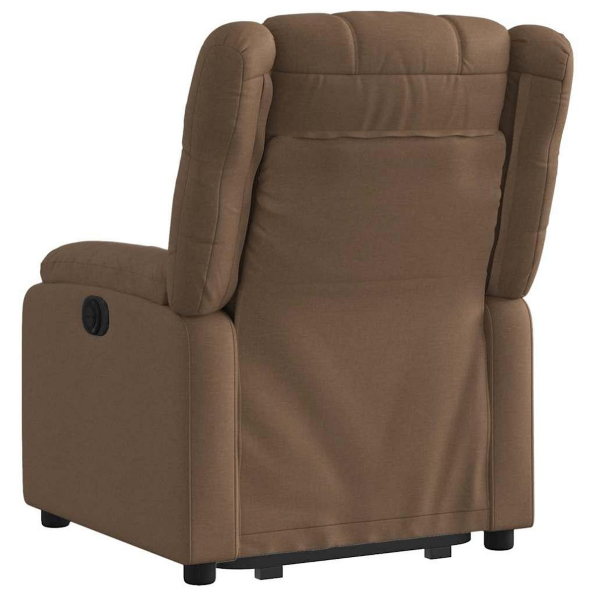 VIDAXL Fauteuil inclinable Marron Tissu