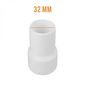 Voir la diapositive 2 : LINXOR Embout en PVC pour tuyau flottant de piscine - Diam 32 mm - Blanc