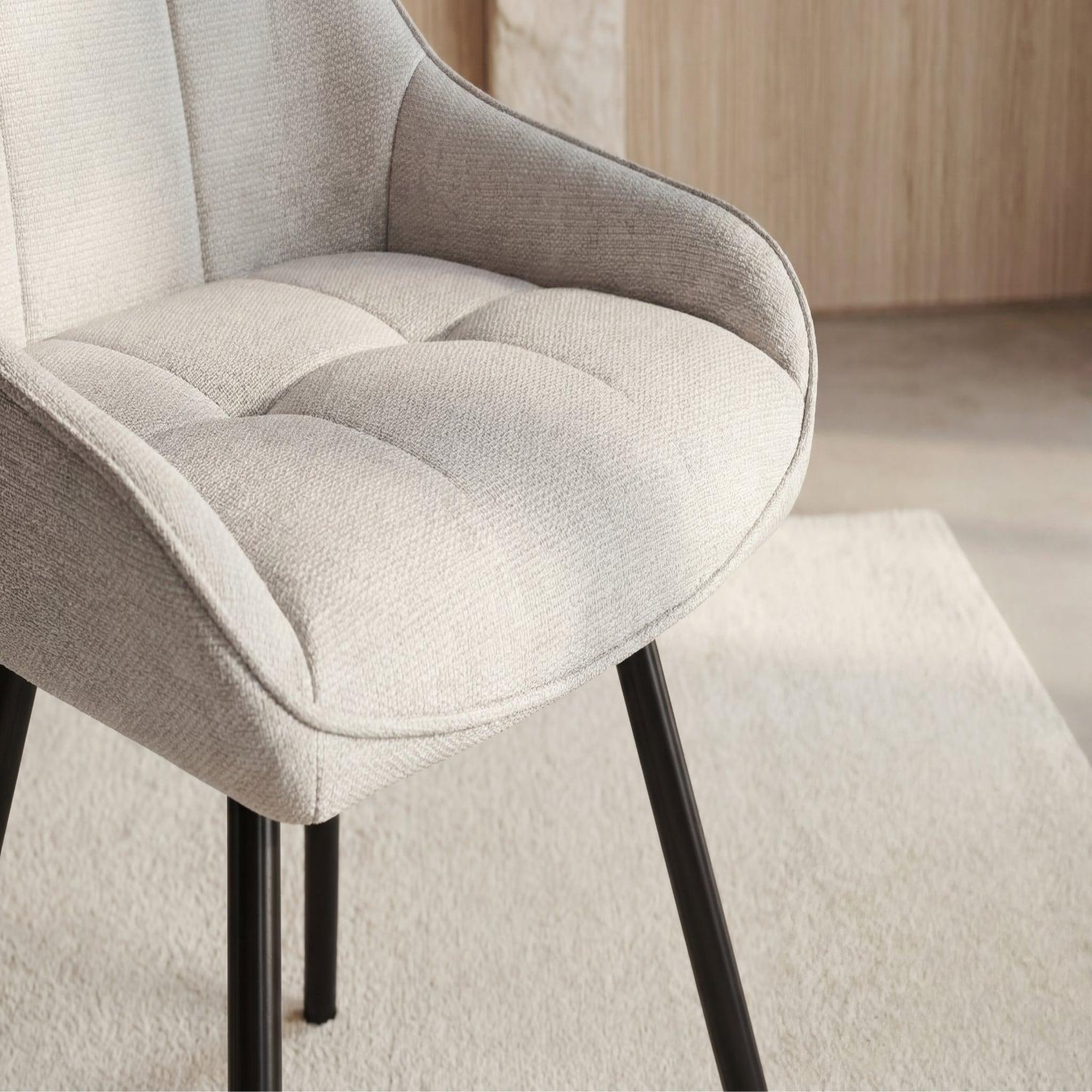 Voir la diapositive 4 : CASANOVA PARIS Alicia - lot de 4 chaises pieds en métal