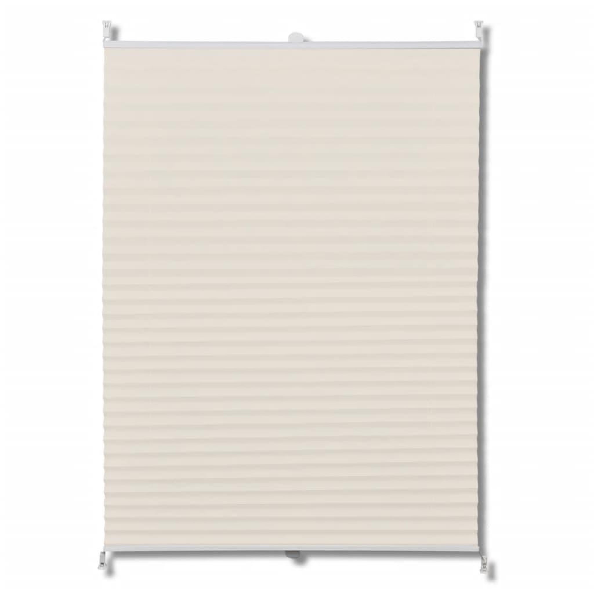 Voir la diapositive 2 : VIDAXL Store plisse 70x125 cm Creme