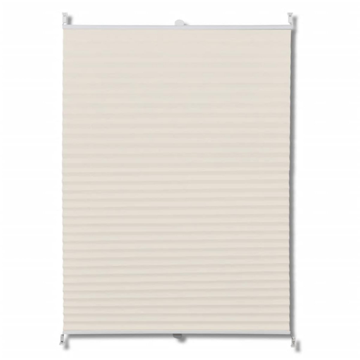 VIDAXL Store plisse 70x125 cm Creme