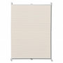 Voir la diapositive 2 : VIDAXL Store plisse 70x125 cm Creme