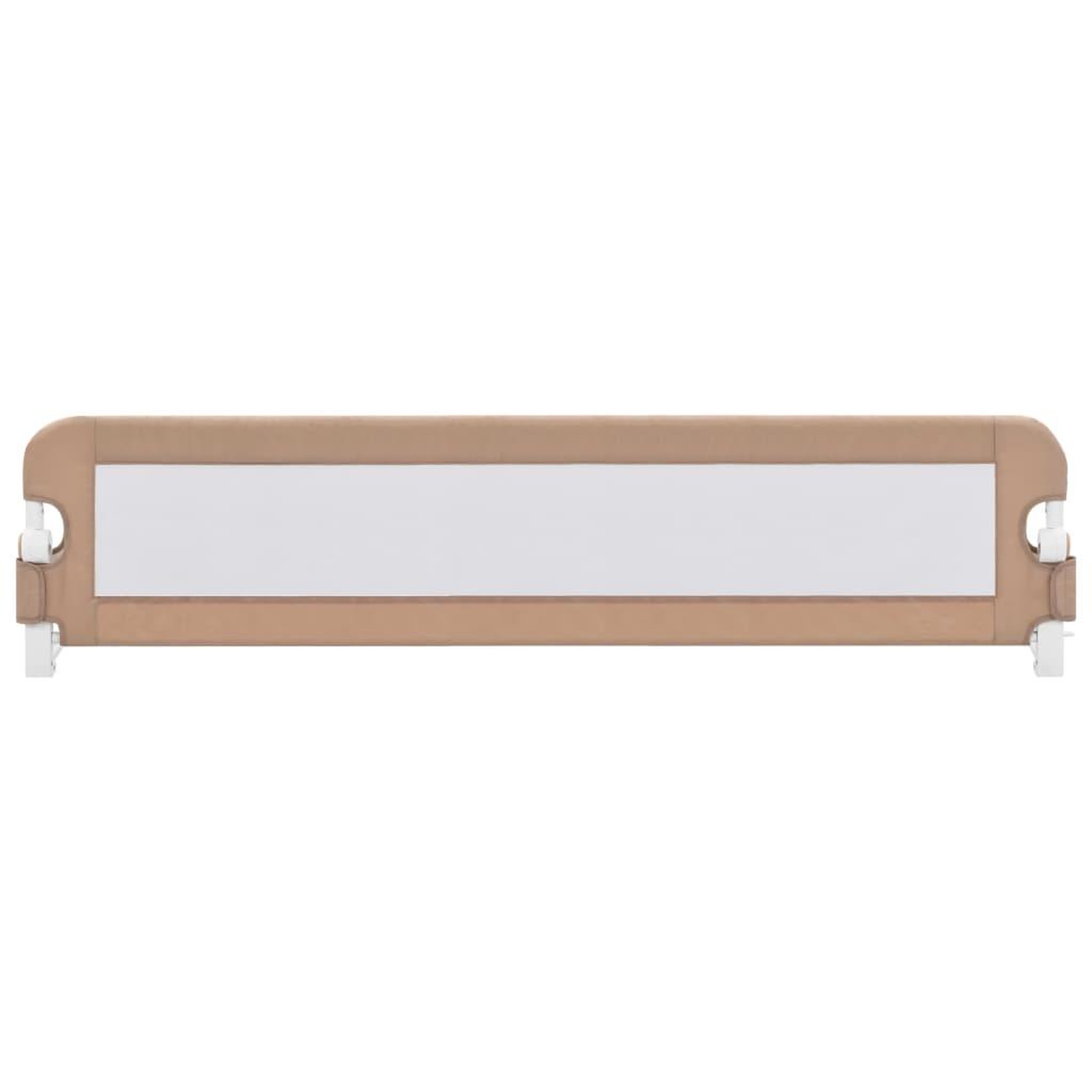 Voir la diapositive 3 : VIDAXL Barriere de securite de lit d'enfant Taupe 180x42 cm Polyester