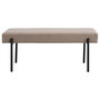 Voir la diapositive 2 : LISA DESIGN Romeo - banc - tissu bouclette - 100 cm