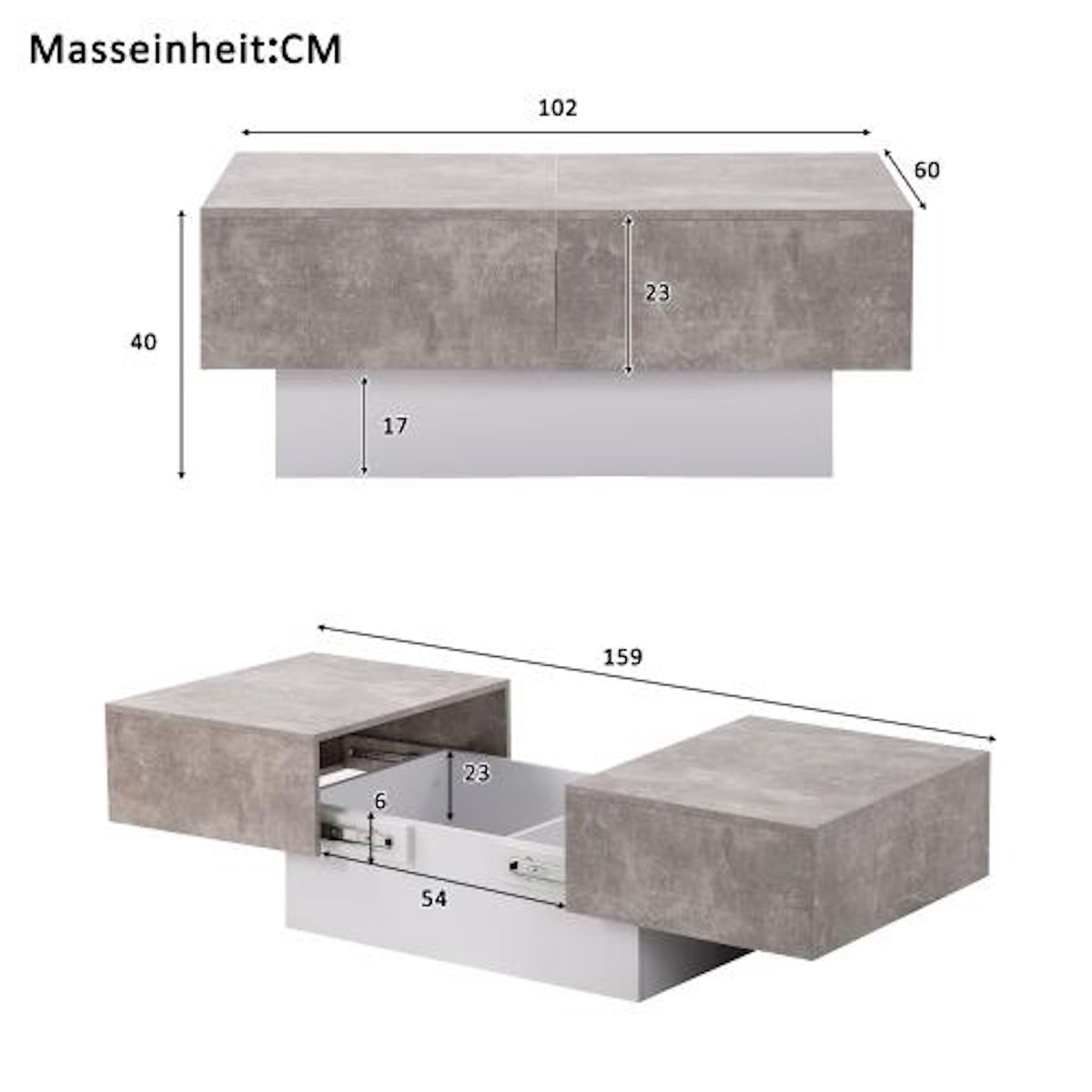 MERAX Table basse