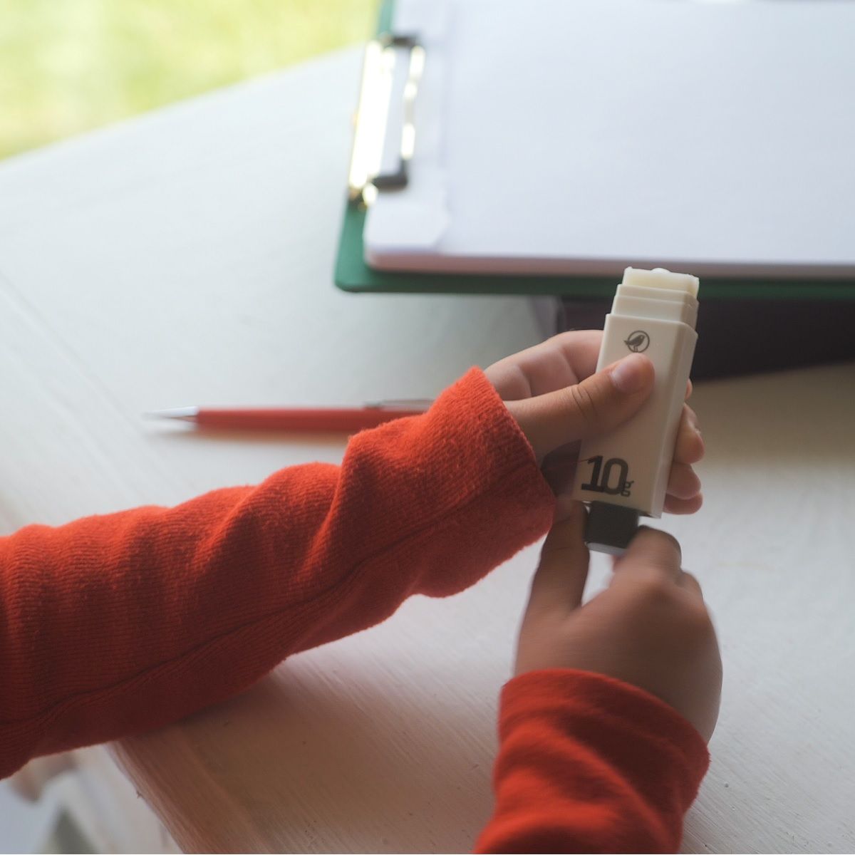 AUCHAN Lot de 2 bâtons de colle rectangulaire en matières recyclées - 10g