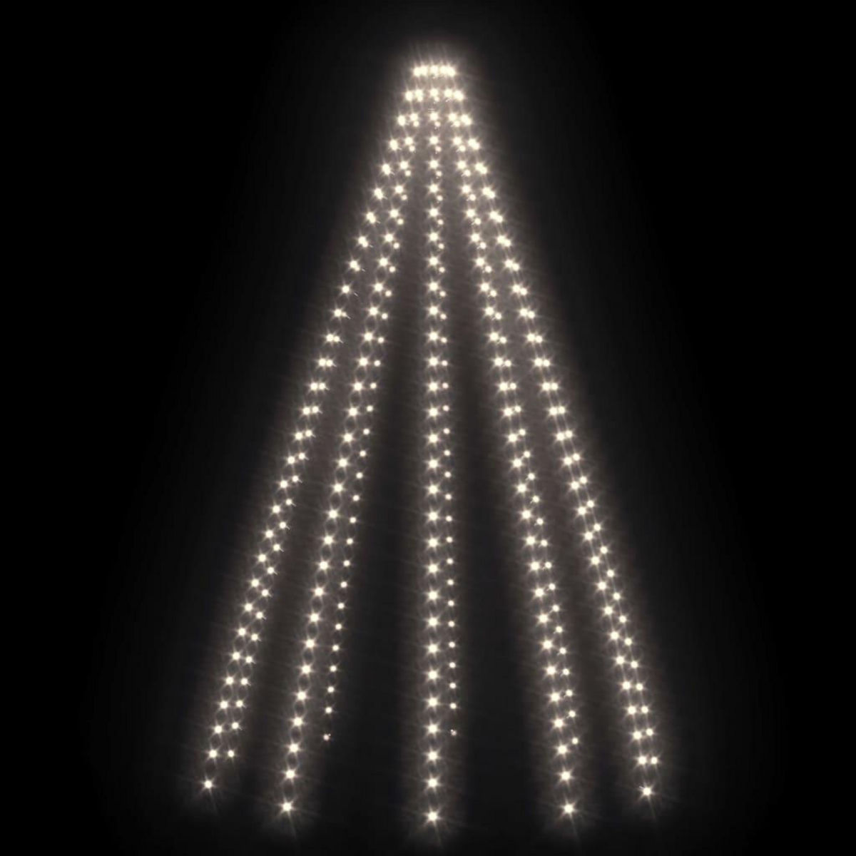 VIDAXL Guirlande lumineuse d'arbre de Noël 250 LED Blanc froid 250 cm