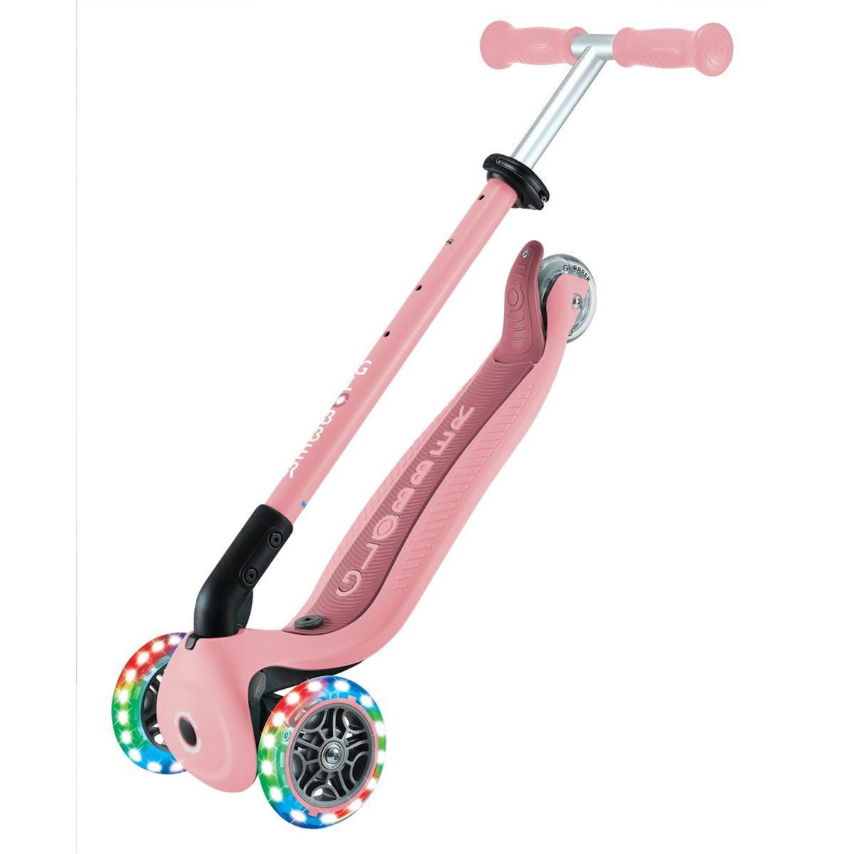 Globber Trottinette Go Up Active Lights 360° pastel rose