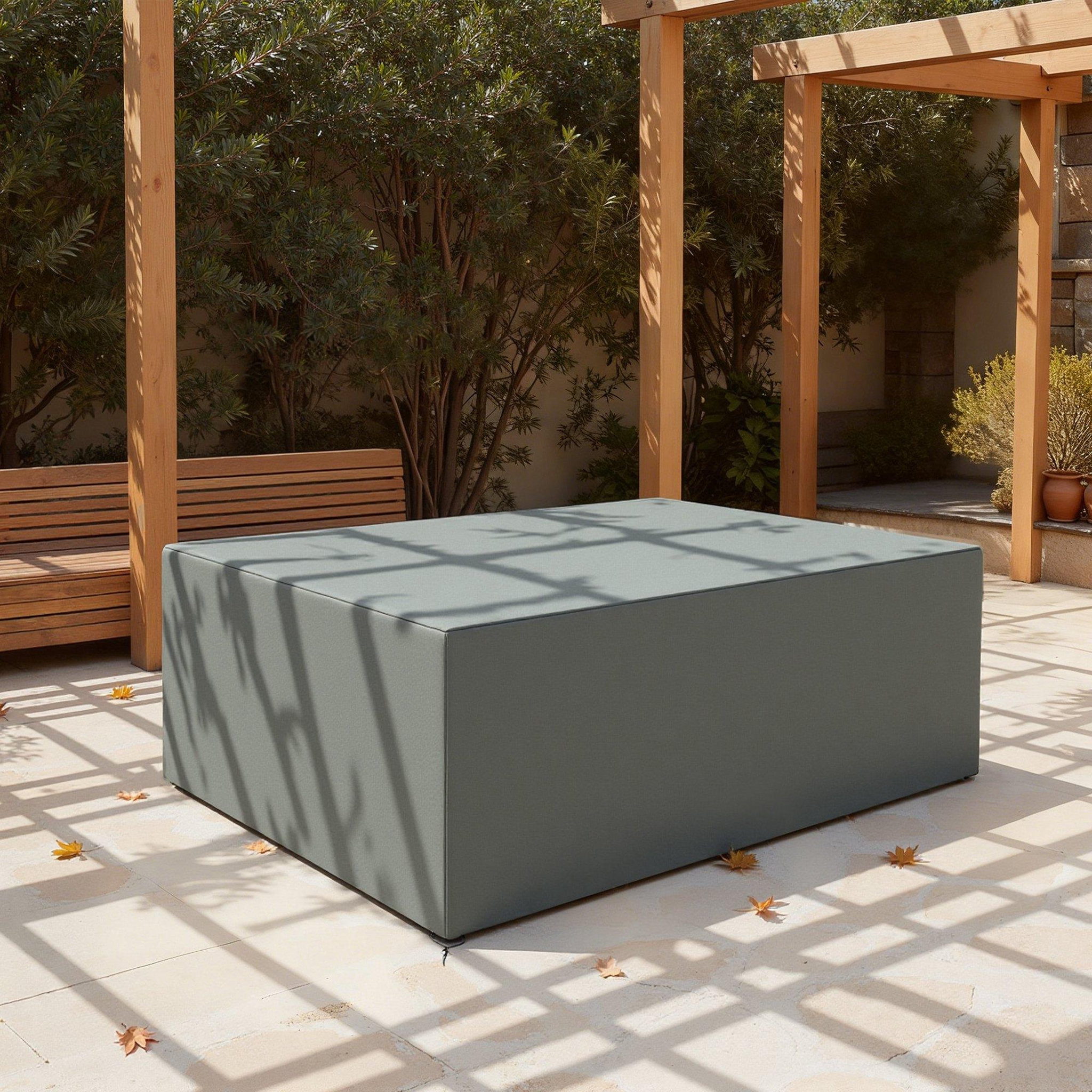 Voir la diapositive 4 : OUTSUNNY Housse de meubles de jardin imperméable tissu oxford 600d gris