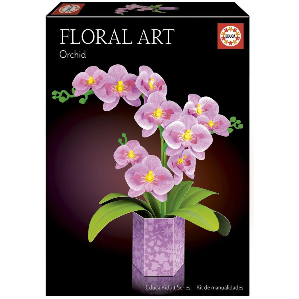 EDUCA Orchidee Floral art en papier