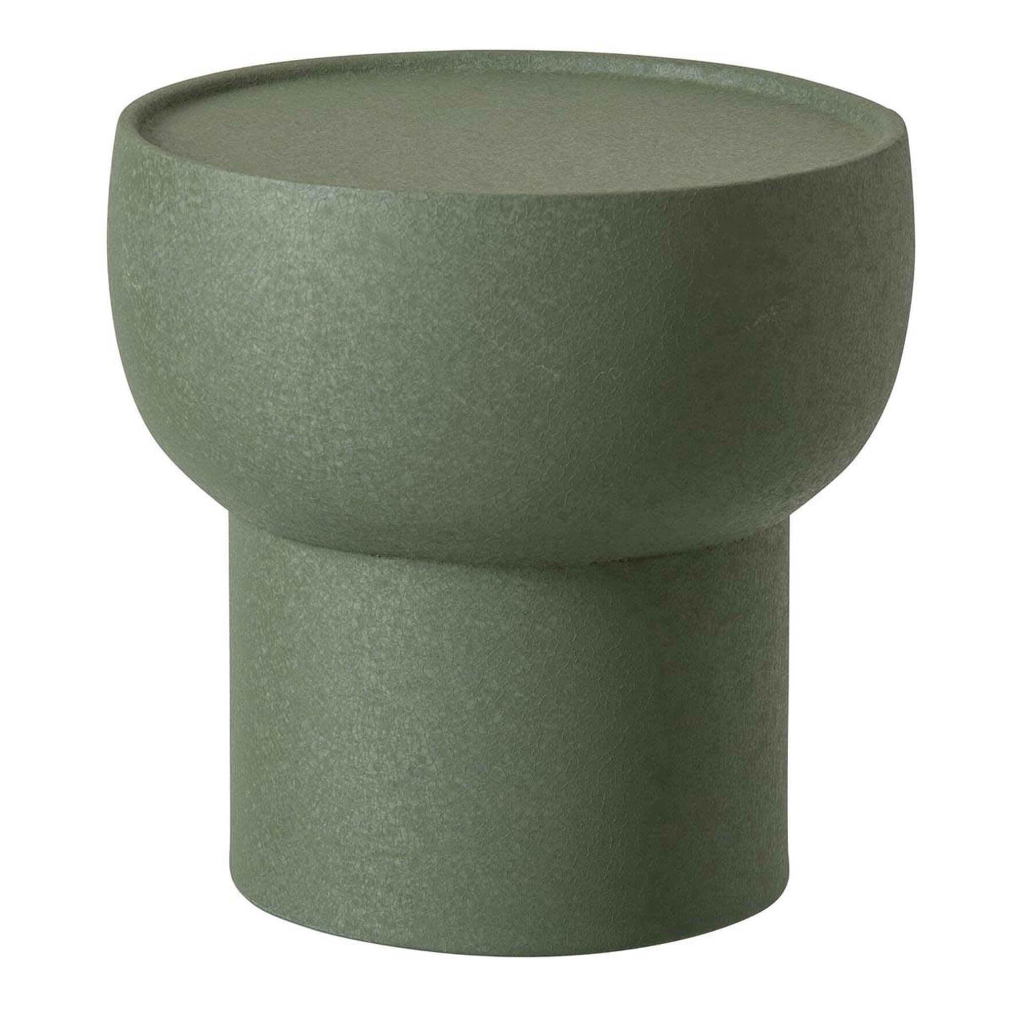 J-LINE Table d'appoint en métal  orla  41cm vert olive