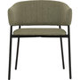 Voir la diapositive 5 : ATMOSPHERA Lot de 2 fauteuils à diner en tissu SOLEA