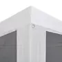 VIDAXL Tente de reception avec 6 parois en maille 4 x 3 m