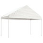 Voir la diapositive 2 : VIDAXL Belvedere avec toit blanc 8,92x4,08x3,22 m polyethylene