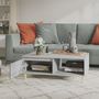 Voir la diapositive 3 : VIDAXL Table basse sonoma gris 90x60x35 cm bois d ingénierie