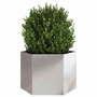Voir la diapositive 3 : VIDAXL Jardiniere hexagone 69x60x45 cm acier inoxydable