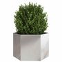 Voir la diapositive 3 : VIDAXL Jardiniere hexagone 69x60x45 cm acier inoxydable