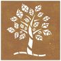 Voir la diapositive 4 : VIDAXL Decoration murale jardin 55x55 cm acier corten design d'arbre