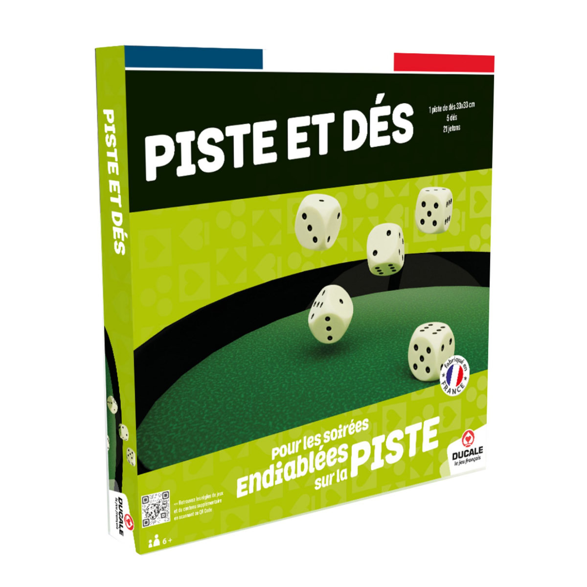 CARTAMUNDI Piste 33 cm 5 dés de Yam's 