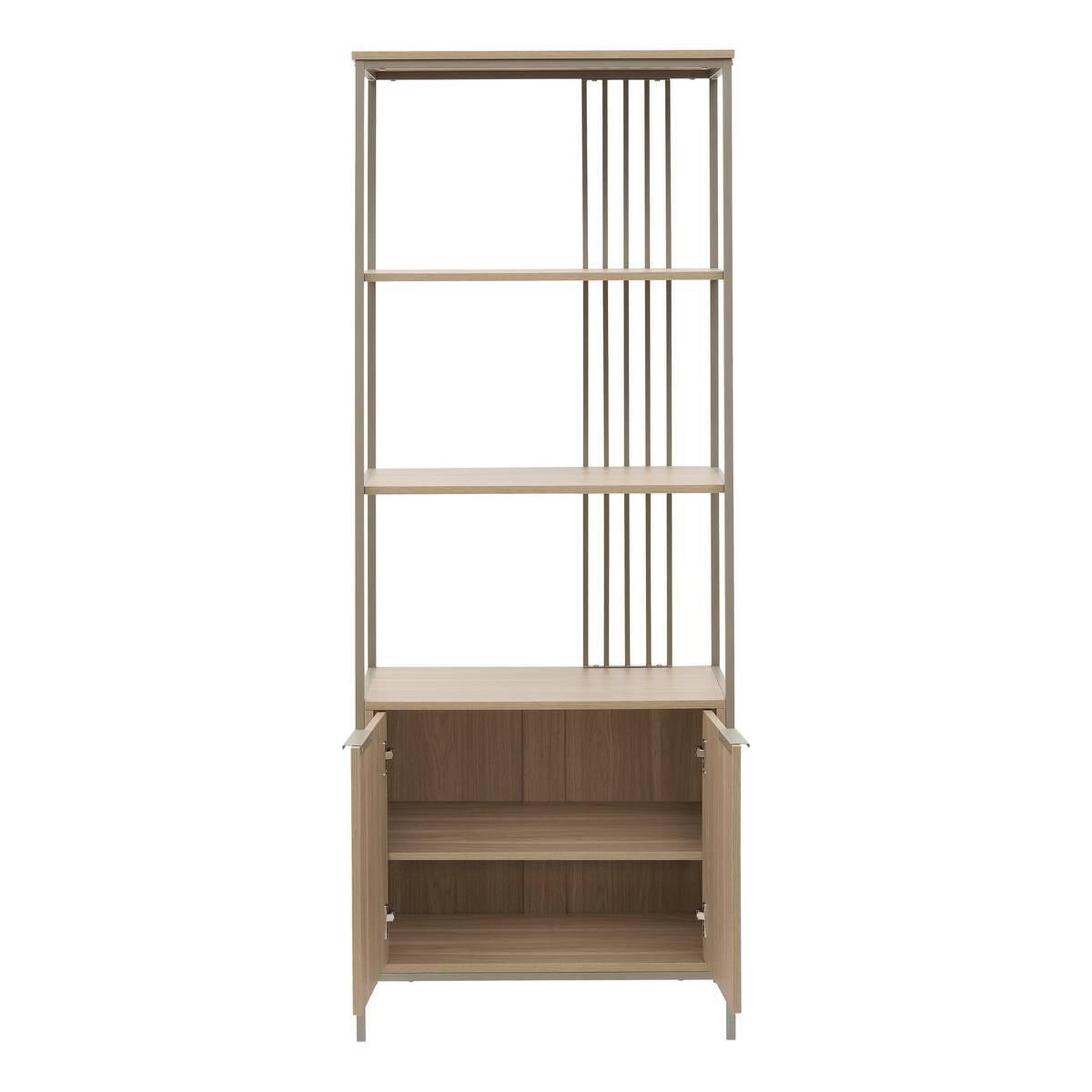 Voir la diapositive 3 : Paris Prix Étagère 2 Portes  Duna  176cm Sable
