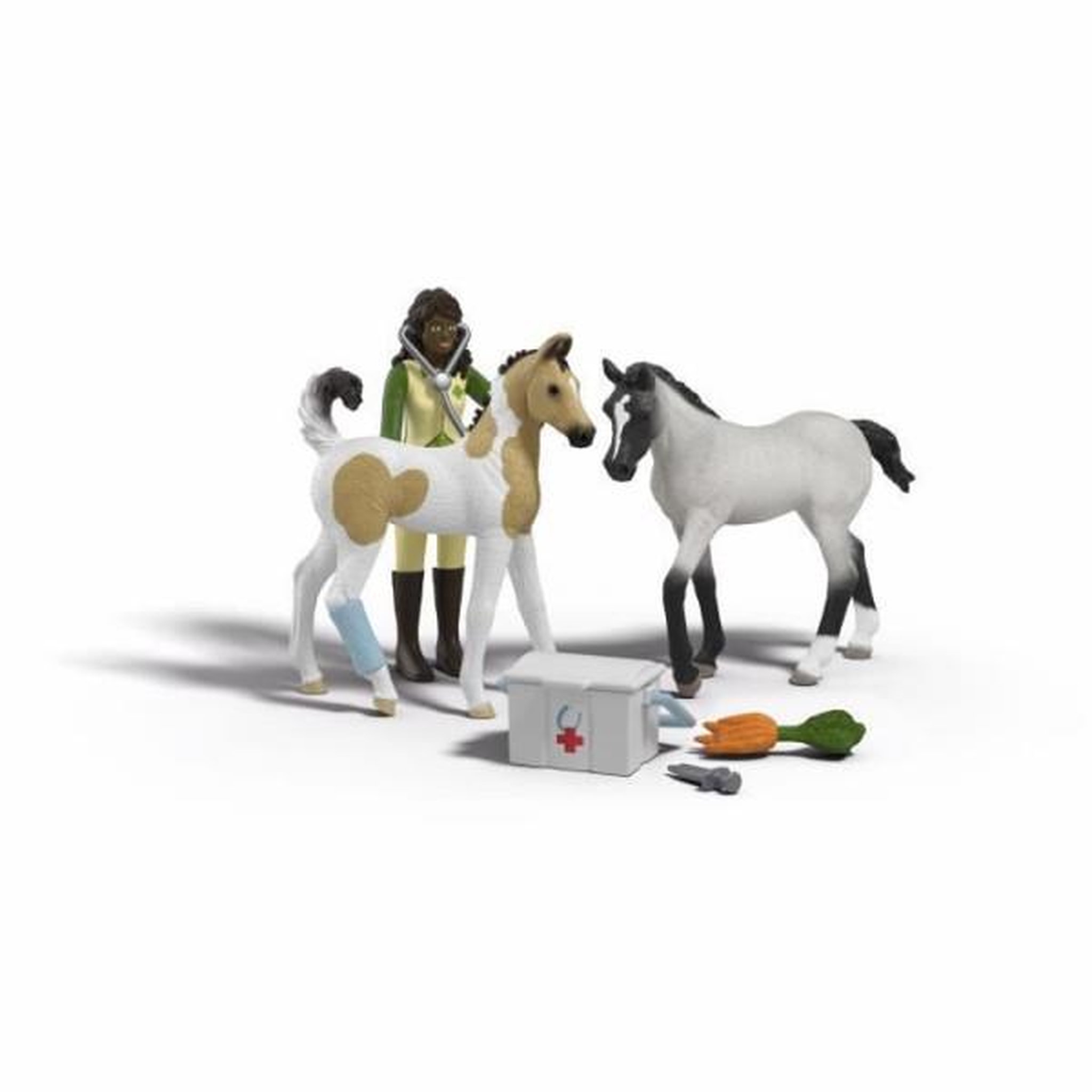 Schleich Figurine Soins pour les bébés animaux de Sarah, Schleich 42777 Gamme Horse Club