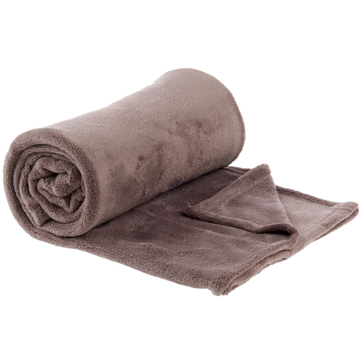 ACTUEL Couverture, couvre-lit, jeté de canapé très doux en polaire