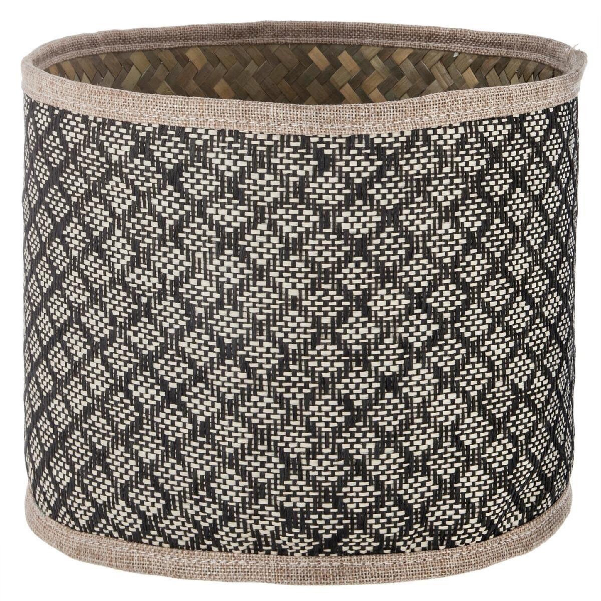 Voir la diapositive 4 : ATMOSPHERA Lot de 3 paniers en osier  nomade  24cm naturel