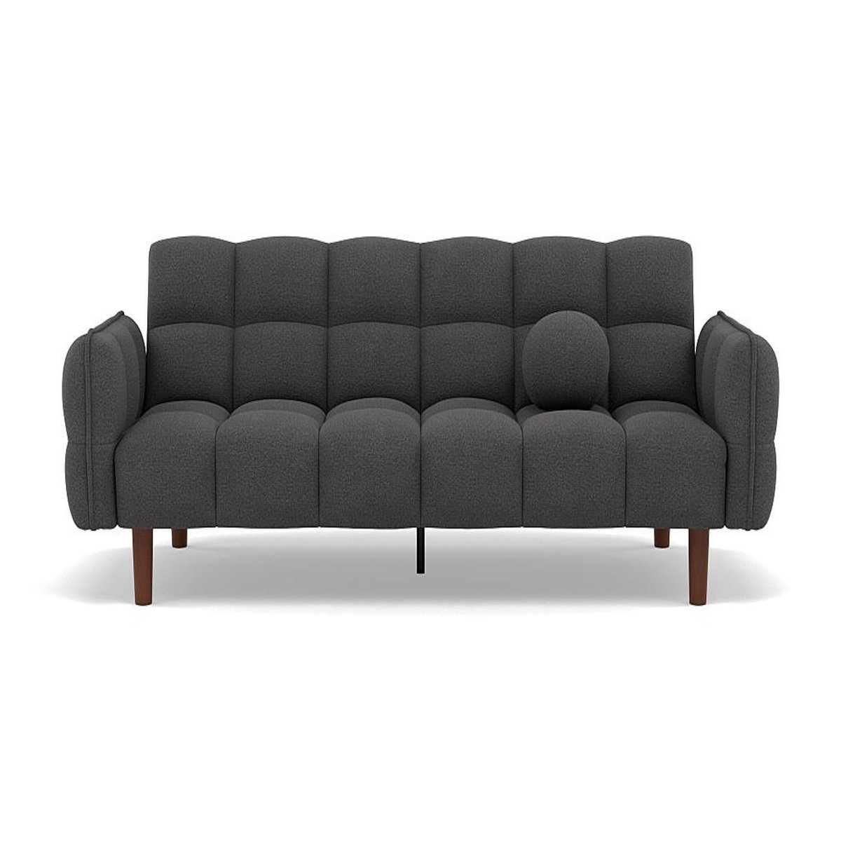 BEST MOBILIER Adam - canapé convertible clic-clac 2 places en tissu texturé