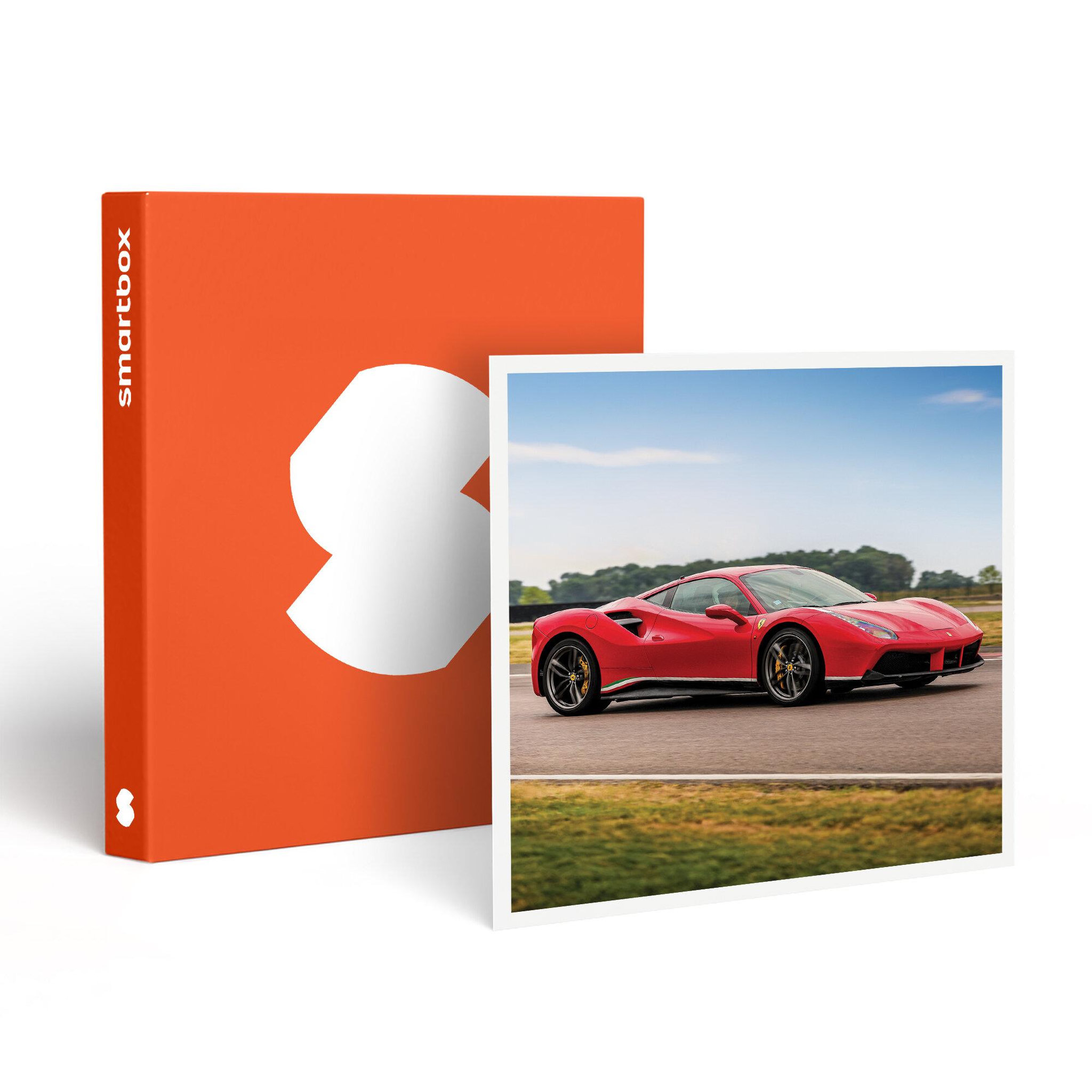 Smartbox Stage de pilotage : 5 tours sur le circuit de La Ferté-Gaucher en Ferrari 488 - Coffret Cadeau Sport & Aventure