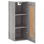 Voir la diapositive 5 : VIDAXL Armoire murale sonoma gris 34,5x34x90 cm bois d'ingenierie
