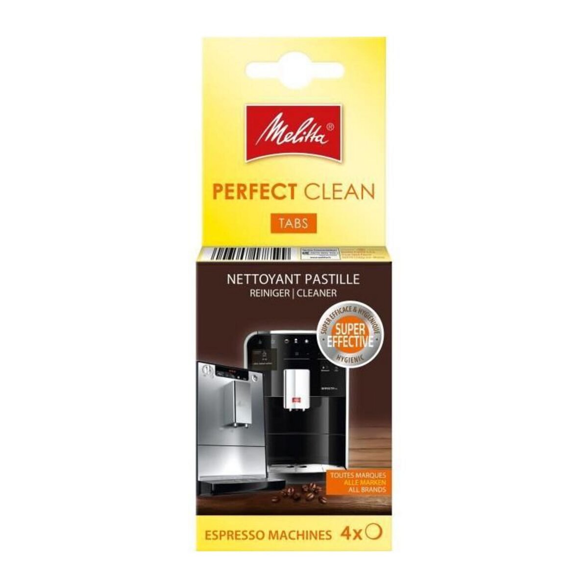 Melitta MELITTA Lot de 4 pastilles nettoyantes PerfectClean