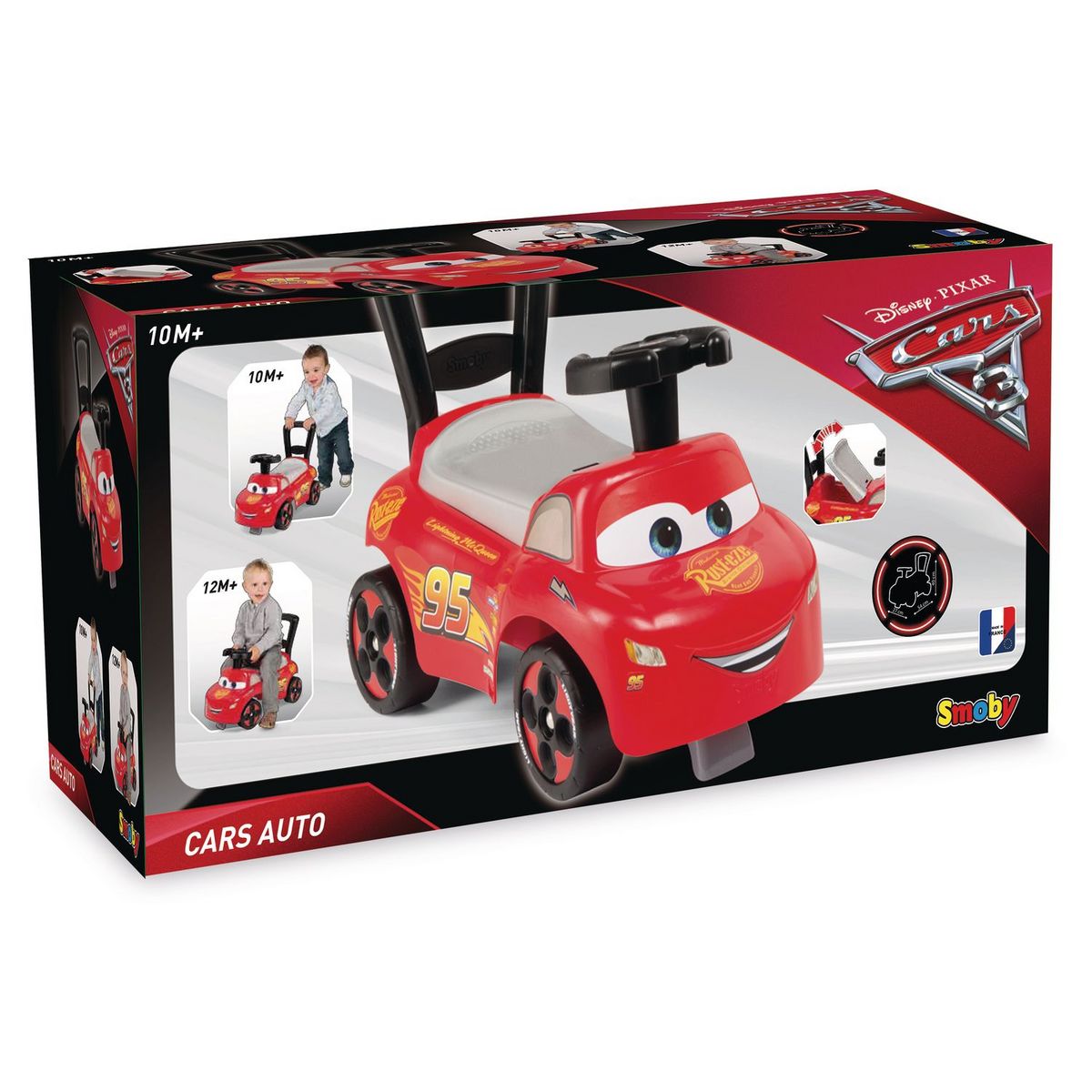SMOBY Porteur auto - Disney cars 3 