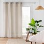 Voir la diapositive 5 : Paris Prix Rideau Voilage à Œillets  Cloris  140x240cm Taupe