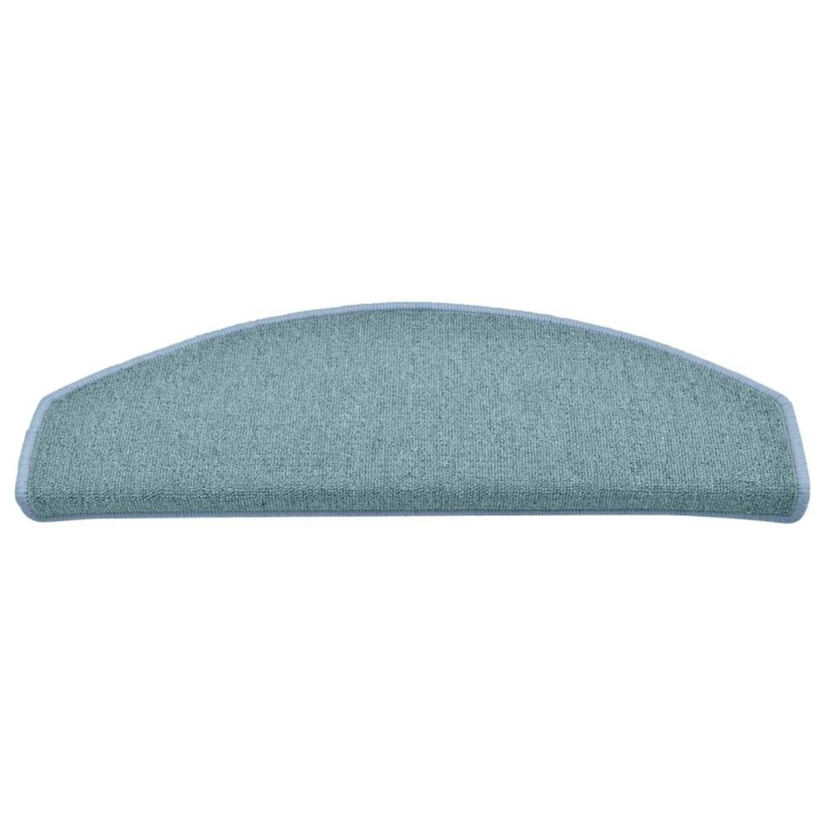 VIDAXL Tapis de marches d'escalier 15 pcs Bleu 65x24x4 cm