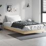 Voir la diapositive 3 : VIDAXL Cadre de lit sans matelas chene sonoma 90x190 cm